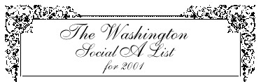 The Washington Social A List for 2001