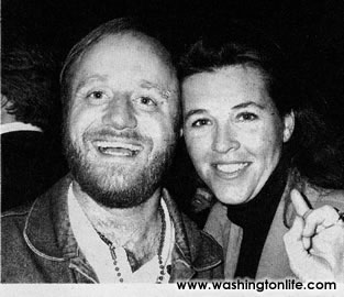 Paul Begala and Wendy Smith at a Clinton Staff Party, 1992