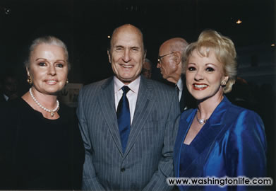 Judy Esfandiary, Robert Duvall and Carol Lascaris at the Young Concert Artists Benefit, 1999
