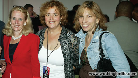Debbie Dingell, Hillary Rosen and Robin Bronk