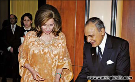 Queen Noor and H.R.H. Prince Turki Al-Faisal