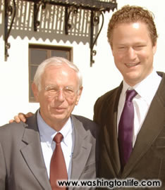 German Ambassador Klaus Schiaroth with Oscarwinning German filmmaker Florian Henkel von Donnersmark
