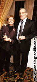 Polly Cutler and Bob Woodward