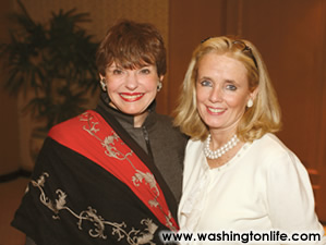Marlene Malek and Debbie Dingell