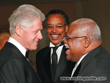 Former President Bill Clinton, Bruce Gordon and Reg Weaver at the NEA Awards