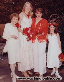 Michelle with her grandmoteher, mother Marlene Malek and daughter Olivia