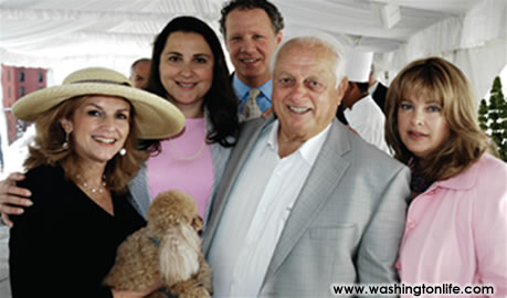 Karen Feld, Susan and Peter Levine, Tommy Lasorda and Connie Coopersmith