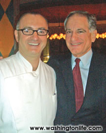 Chef Fabrizio Aielli and author John Berendt