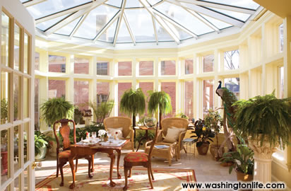 The conservatory at Inn at 202 Dover