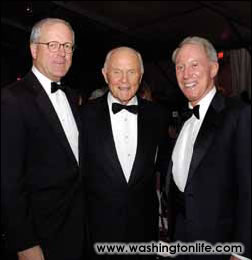 Jim Johnson, Sen. John Glenn and Jim Kimsey