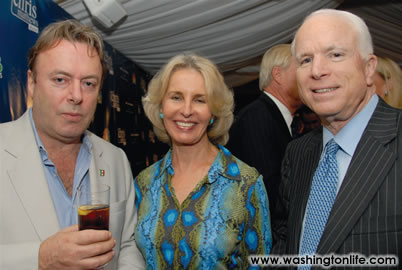 Christopher Hitchens, Sally Quinn and Sen. John McCain