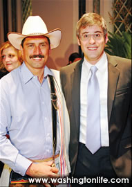 Juan Valdez and Mo Rocca