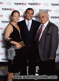 Gigi Soto, LA Mayor Antonio Villaraigosa and Rep. Michael Honda