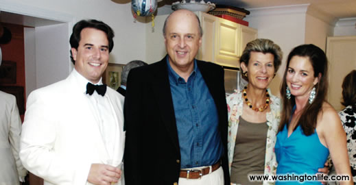 Stuart Holliday, John and Diana Negroponte and Gwen Holliday