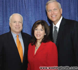 John McCain with Angie and Carter Pate