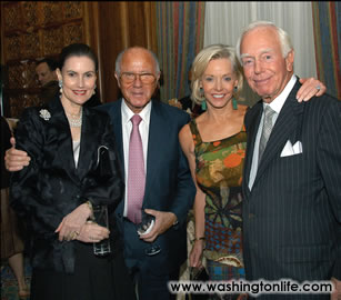 Alexandra and Arnaud de Borchgrave with Mary and Mandy Ourisman