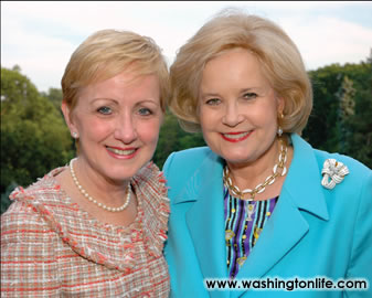 Ann Stock and Sharon Rockefeller