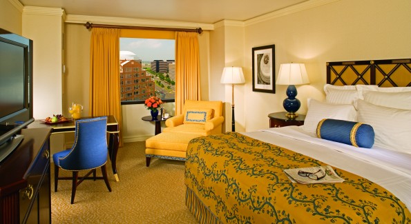 Club Level deluxe room at the Ritz-Carlton Pentagon City. (Photo courtesy Ritz-Carlton) 