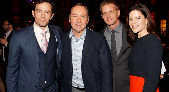 The House of Cards cast at the Season Four premiere