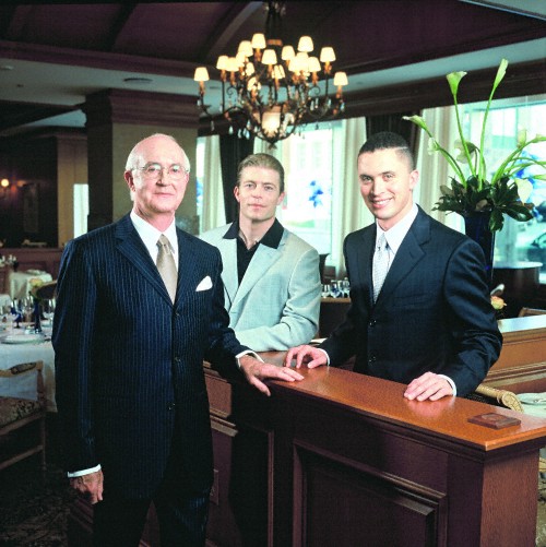 William R. Tiefel, Chris Olson & Rep. Harold Ford, three of Washington Lifes and Saks Fifth Avenues Men of Substance and Style