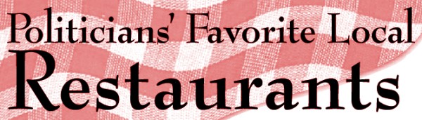 Politicians Favorite Local Restaurants