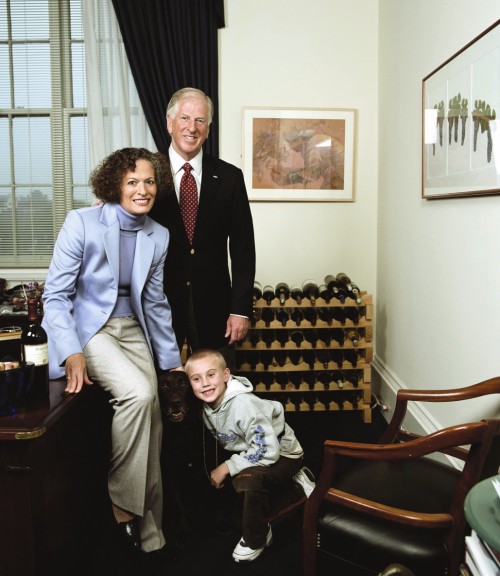 Congressman Mike Thompson and Janet Thompson with Katie