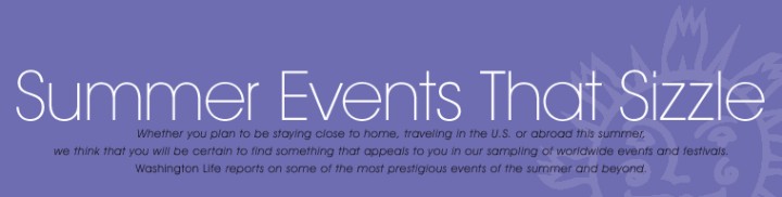 Summer Events that Sizzle