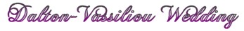 Dalton-Vassiliou Wedding