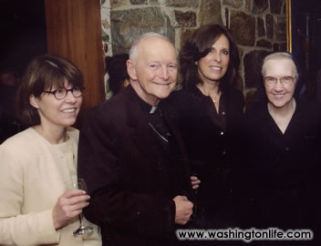 MARGARET CARLSON, CARDINAL THEODORE MCCARRICK, BETH DOZORETZ AND SISTER JOSEPHINE MURPHY
