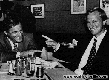 Mark Plotkin and Jack Evans at Duke’s Restaurant, 1991