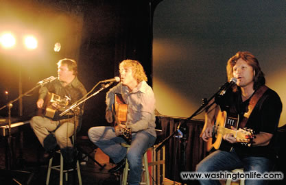 Nashville singers Dillon Dixon, David Williams and James Dean