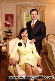 Ambassador András Simonyi and his wife Náda