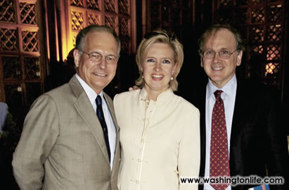 German Ambassador Wolfgang Ischinger, Jutta Falke-Ischinger and Daniel Yergin