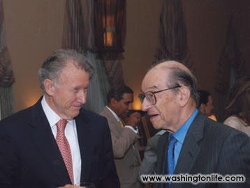 Jim Hoagland and Alan Greenspan