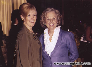 Lynn Pace and Joyce Rumsfeld