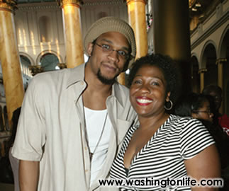 Etan Thomas and Rock the Vote President Jehmu Greene