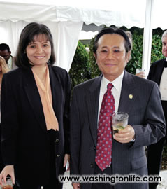 Vietnamese Amb. Nguyen Tam Chien and Tam Van