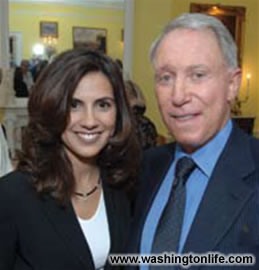 Majida Mourad and Jim Kimsey