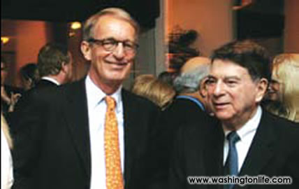 Dutch Amb. Boudewijn van Eenennaam and Calvin Cafritz