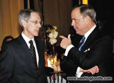 British Amb. Sir David Manning and Thomas McLarty