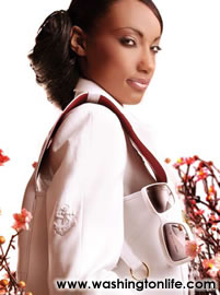 Ralph Lauren white handbag 