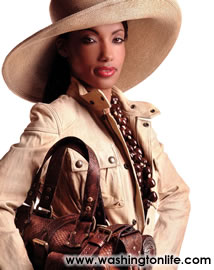 Ralph Lauren linen open weave tank [$165], chamois safari jacket 