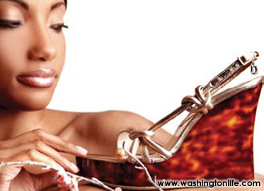 Christian Dior gold braided gold leather and tortoise wedged sandals