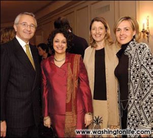 Herve Houdre, Luisa DeIcaza, Solange Boyer and Magali Willard