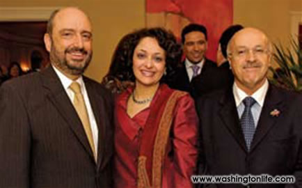 Mexican Amb. Carlos de Icaza, Luisa de Icaza and Peruvian Amb. Eduardo Ferrero