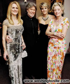 Lindsay and Sam Ramey, Ondine de Rothschild and Ariane Dandois