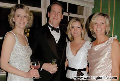 Kelly Rafko, Greg Hall, Sole Garcia and event co-chair Wendy Adeler-Hall