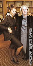 Toni Gore and Debbie Dingell