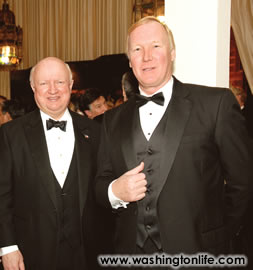 Secretary of Energy Samuel Bodman and John Hopkins