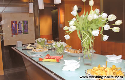 Palette restaurant's artful spread